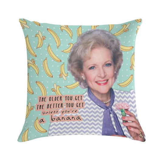 Rose Nylund 2 Soft High-Density Material Throw Pillow