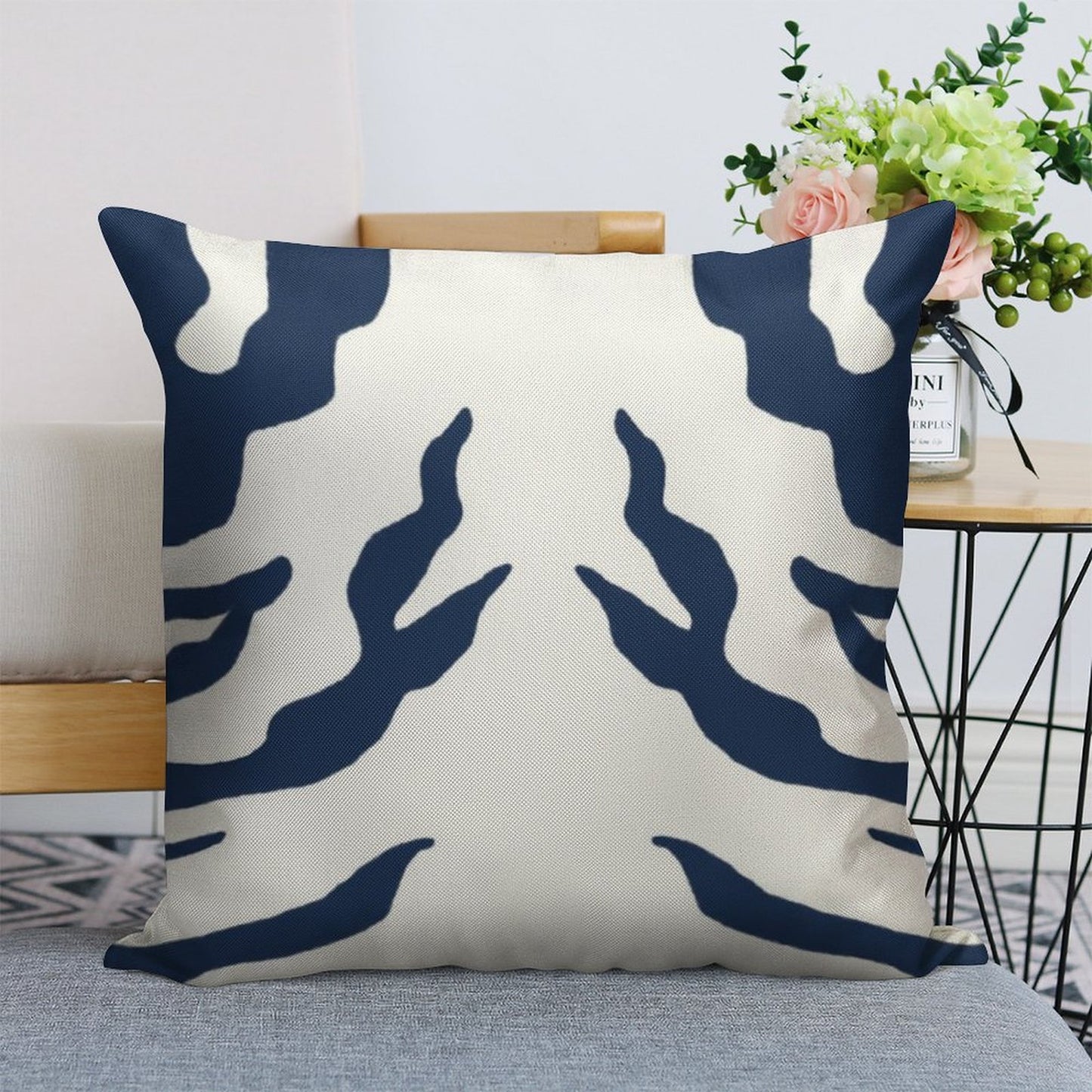 Ahsoka Tano Linen Throw Pillow Cover