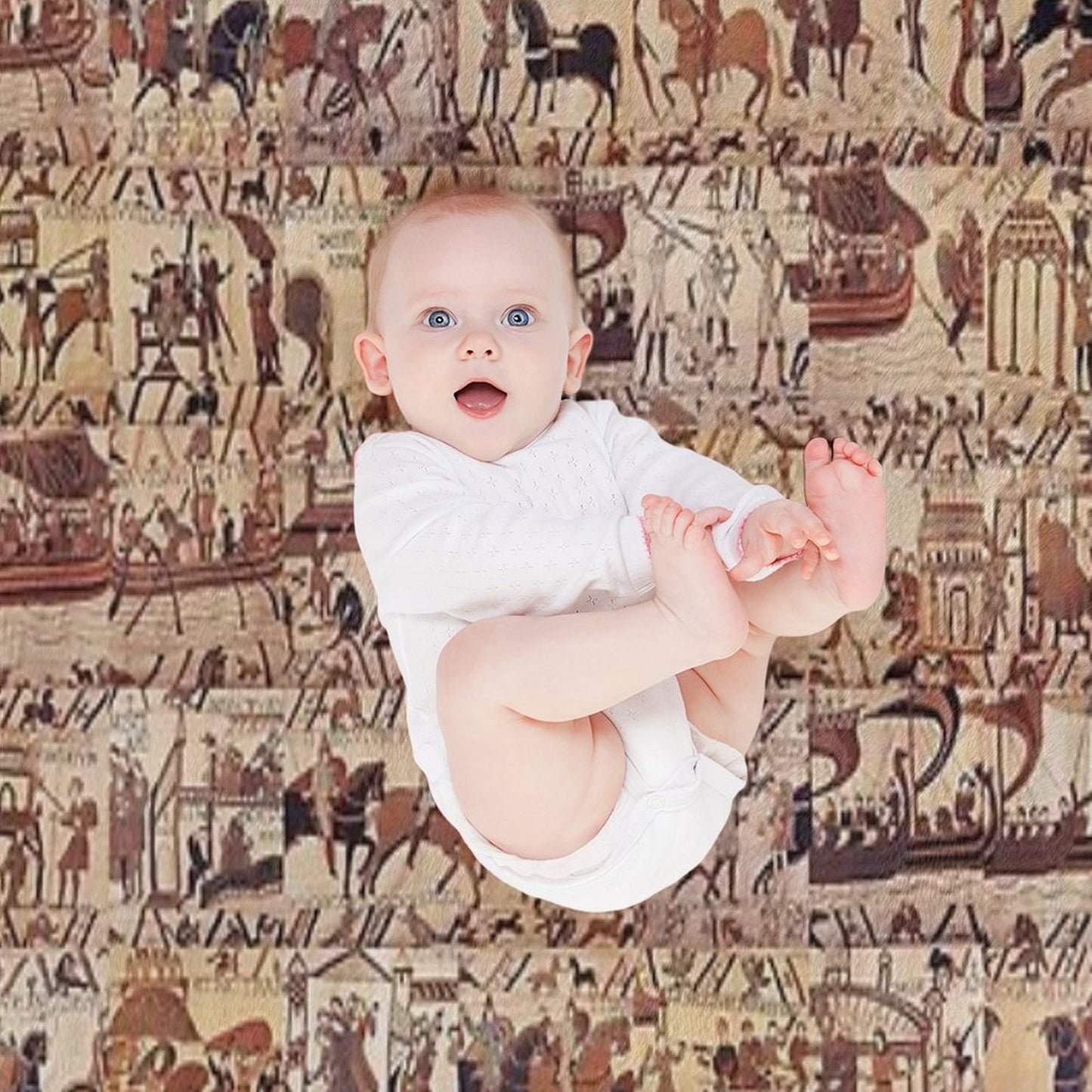 Bayeux Tapestry Throw Blanket