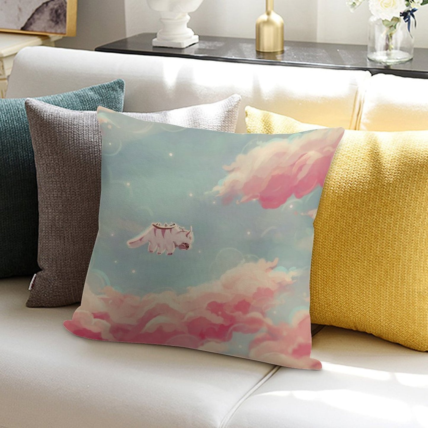 Dreamy Appa Poster V1 Soft Anti-Pilling Throw Pillow