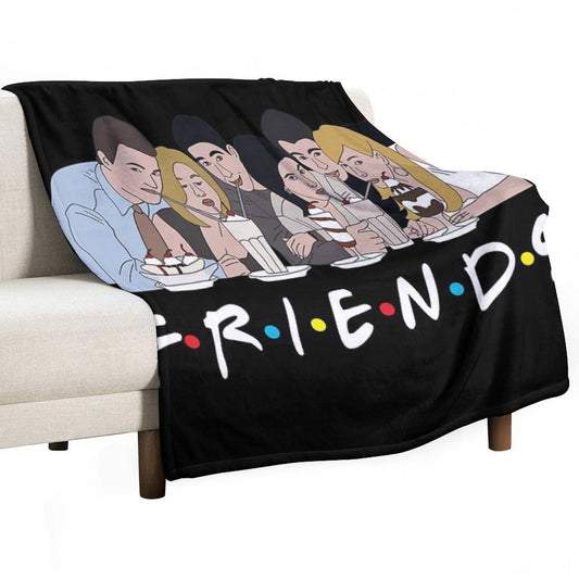 Friends Milkshake Throw Blanket