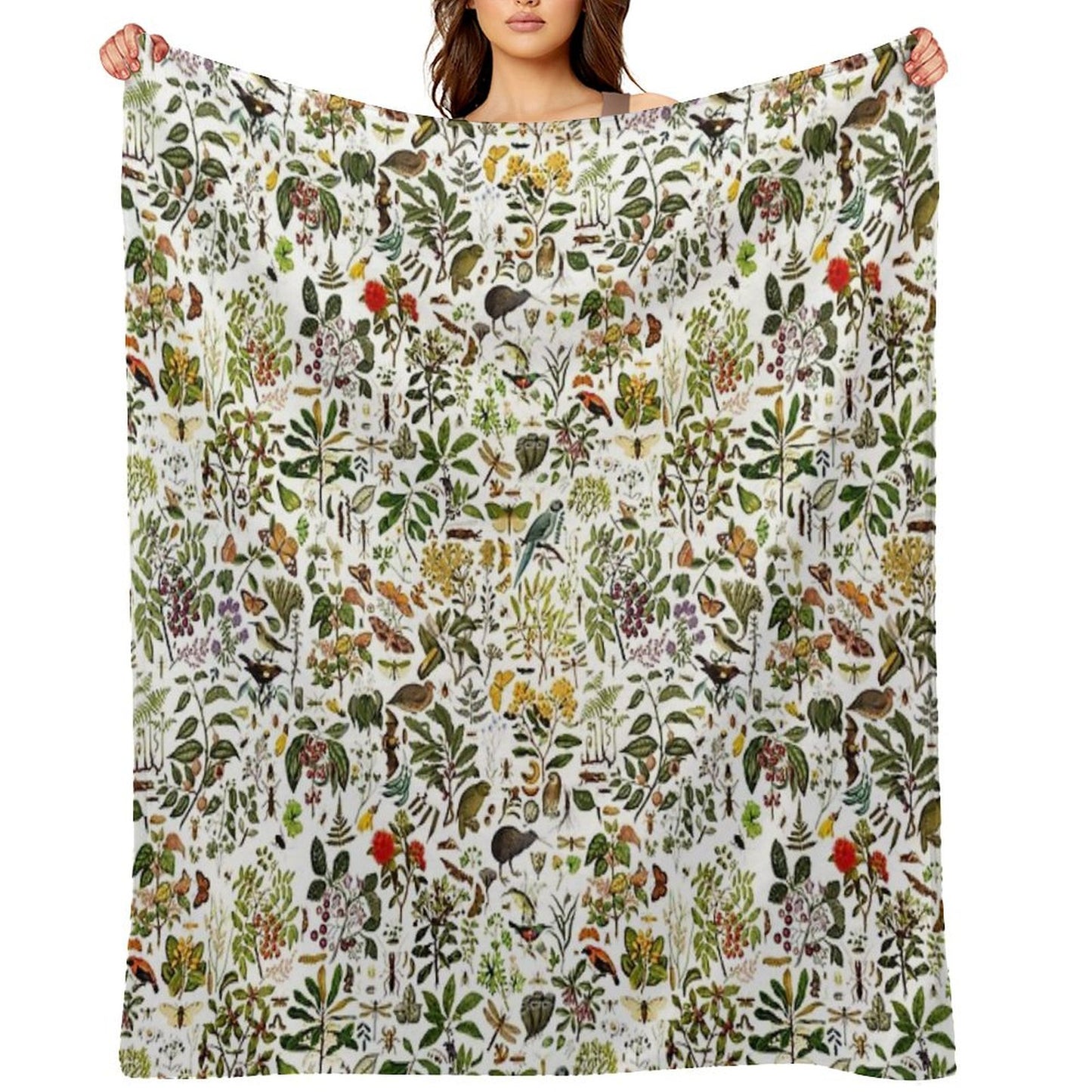 New Zealand Biology Throw Blanket