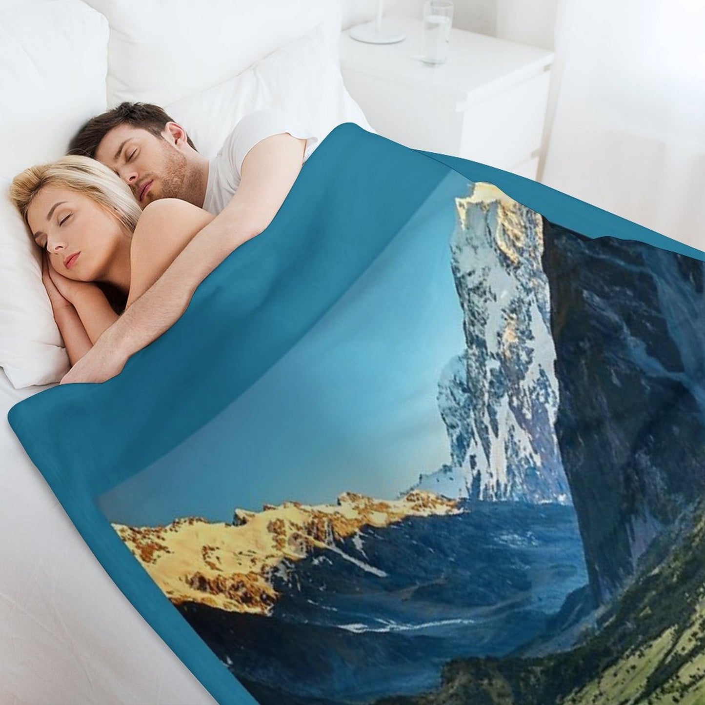 Aoraki Mt Cook Throw Blanket