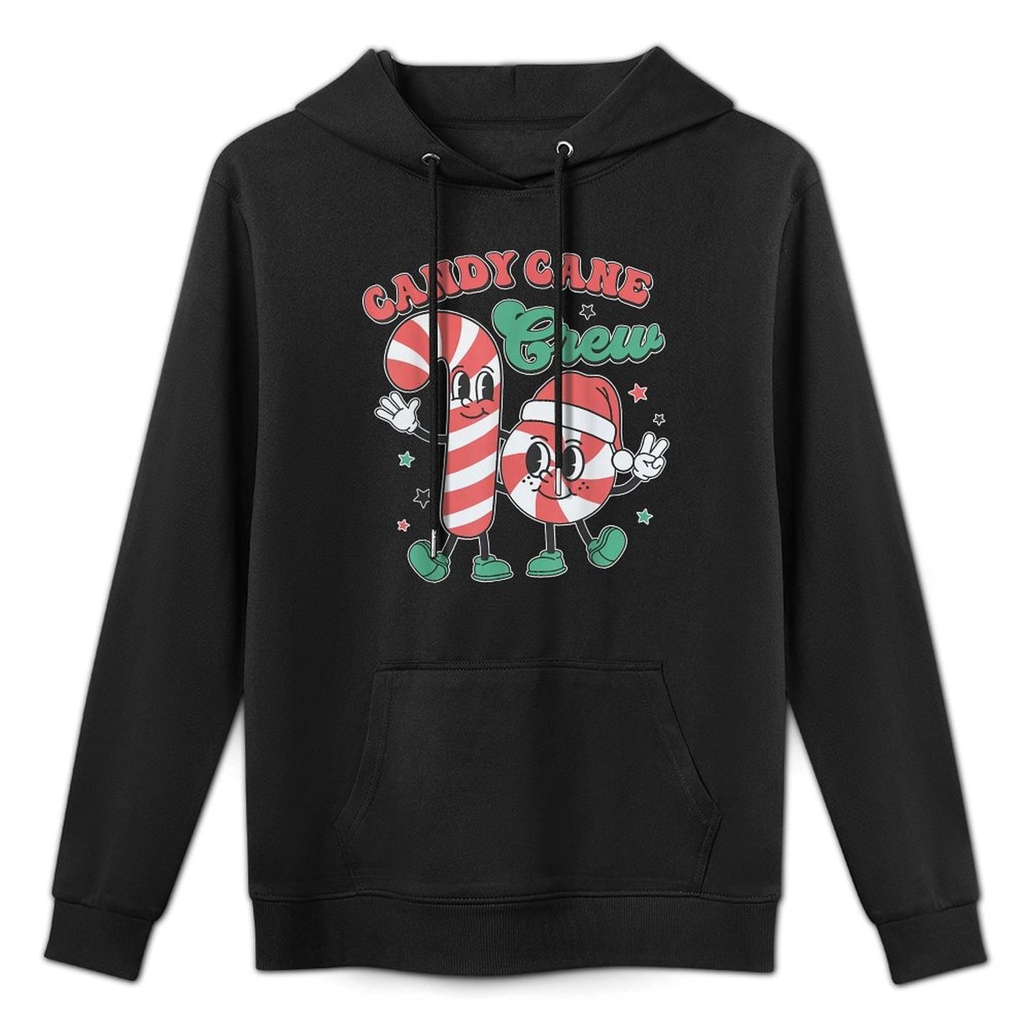 Candy Cane Crew - Funny Christmas Holiday Men Women Machine Washable Hoodie