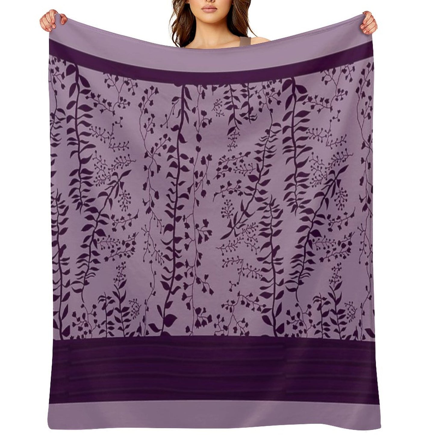 Bella Swan's Comforter Set Replica Purples Cool - Version 2 Twilight Saga Fanart Throw Blanket