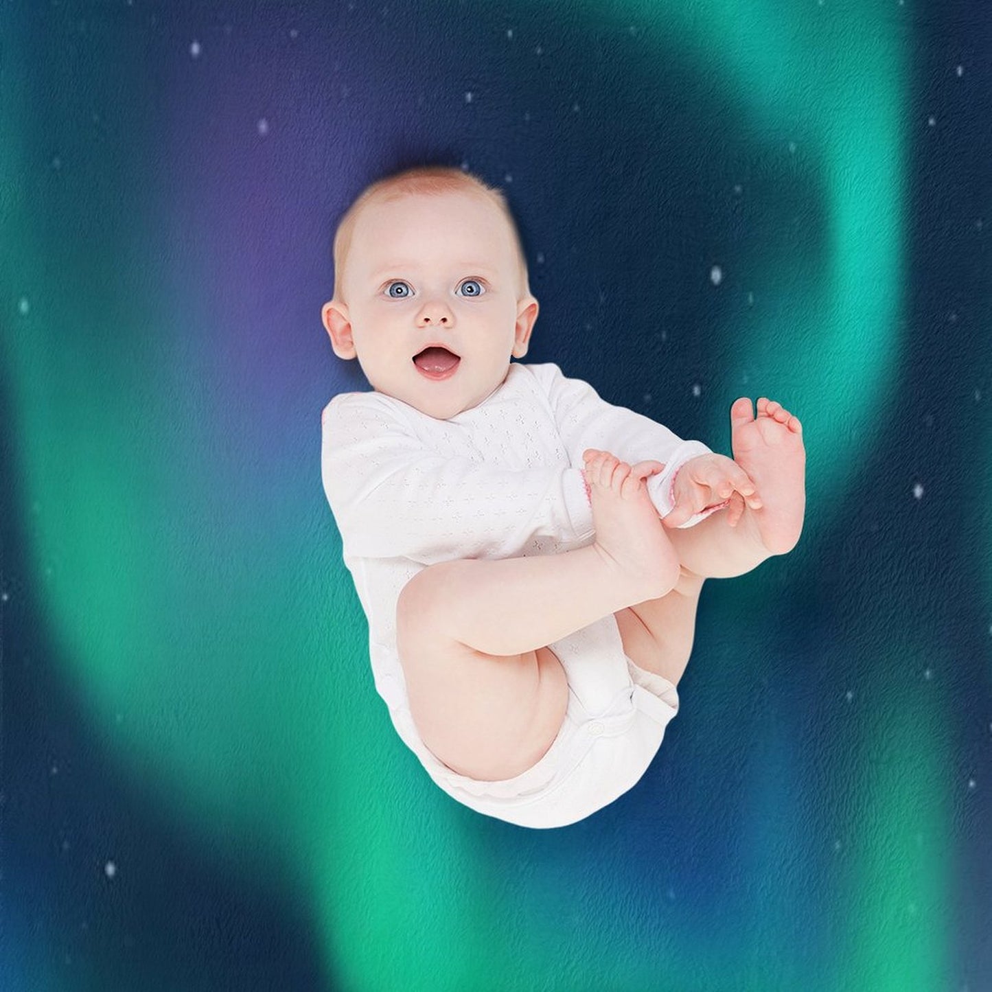 Aurora Borealis Northern Lights Throw Blanket
