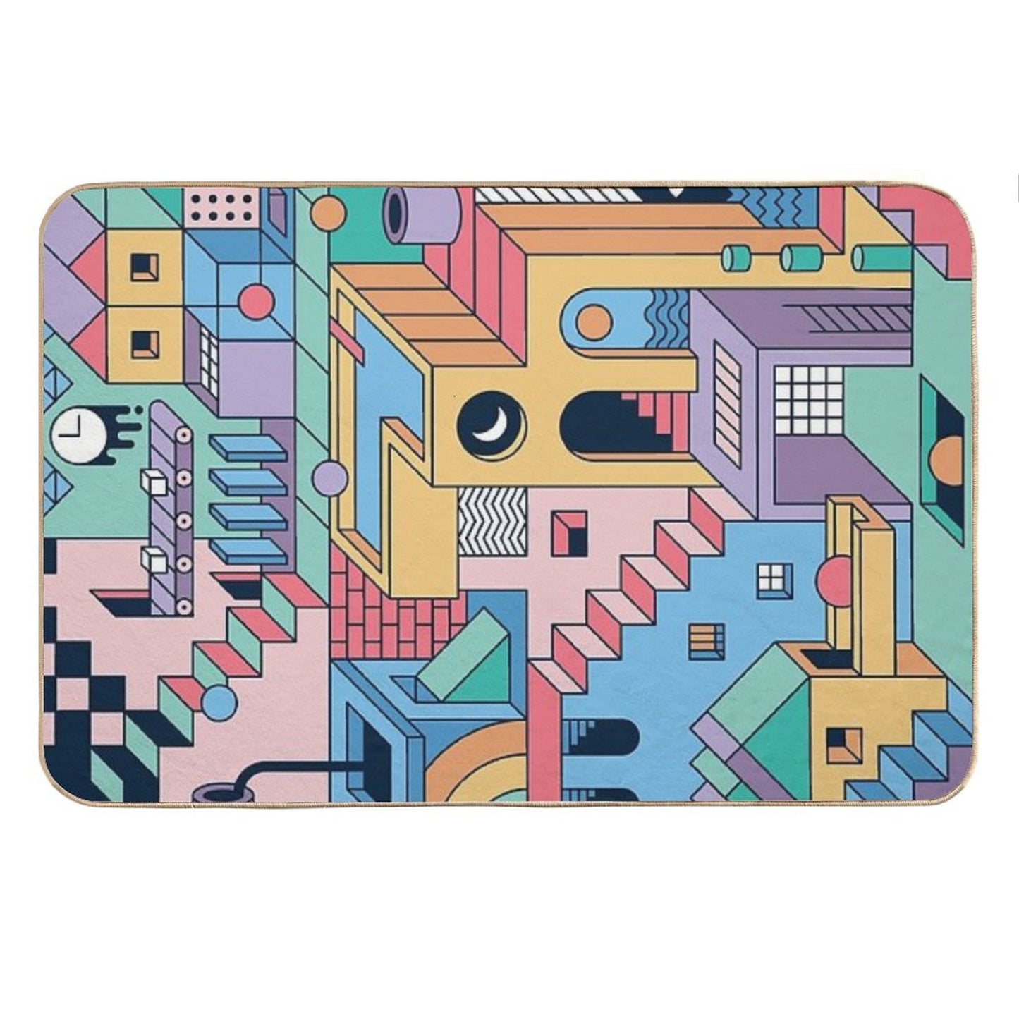 80's Escher Bath Mat