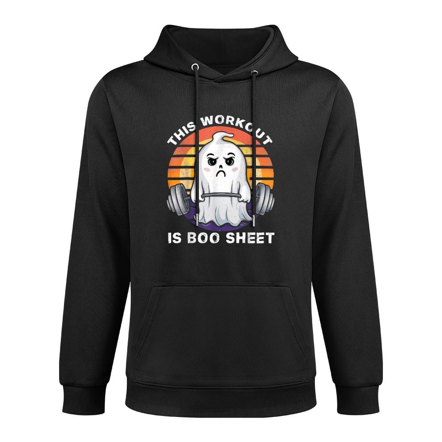 This Workout Is Boo Sheet Funny Halloween Boo Gym Ghost All-Day Comfort Hoodie