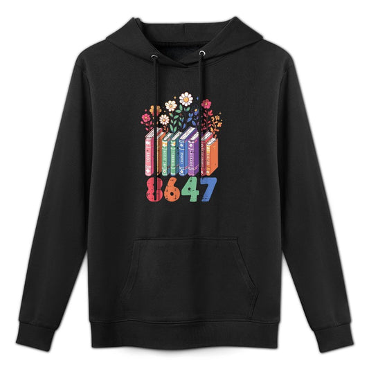 Resist 8647 Books Love Peace Protest Anti Women Girls Breathable Fabric Hoodie