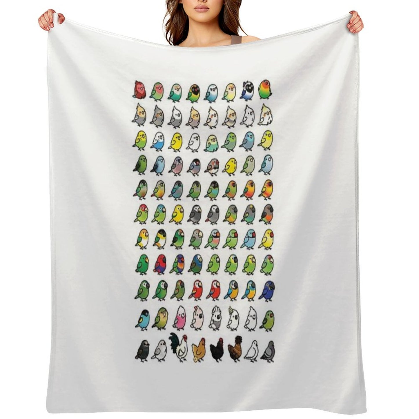 Everybirdy Collection Throw Blanket