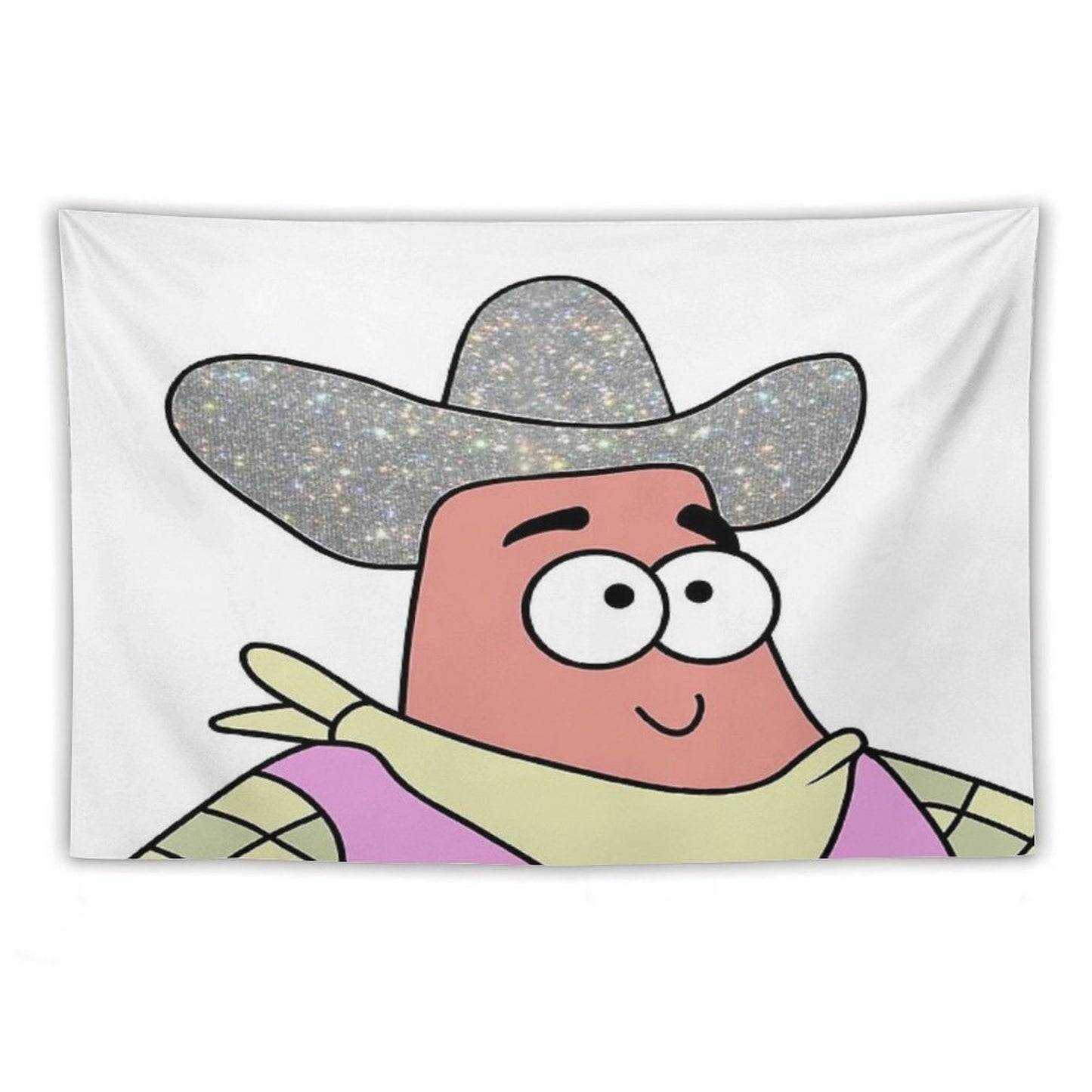 Yeehaw Patrick Star Tapestry