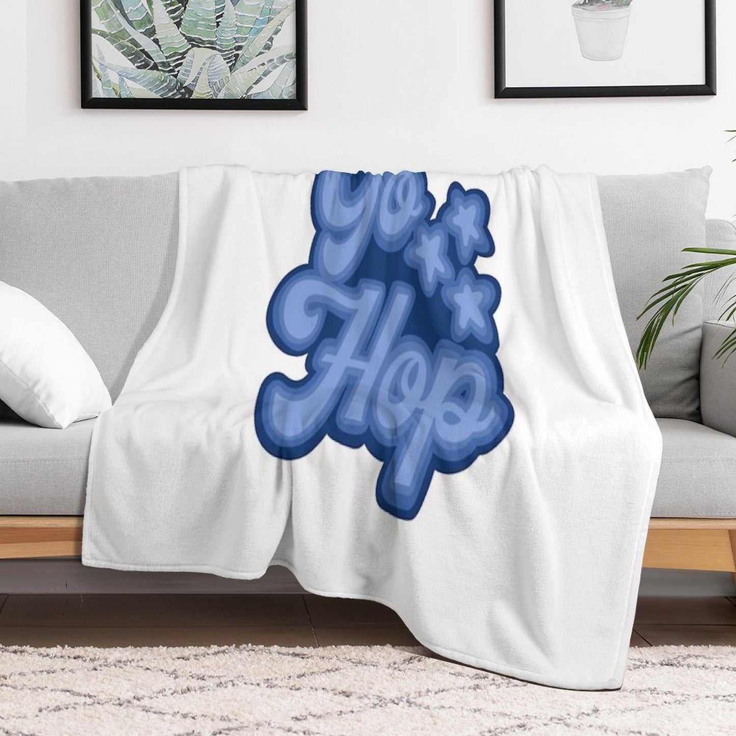GO HOP Johns Hopkins Design Throw Blanket