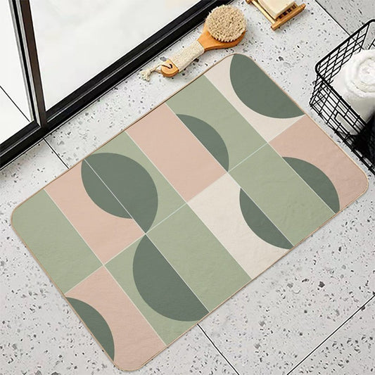 Garden Tiles 02 Bath Mat