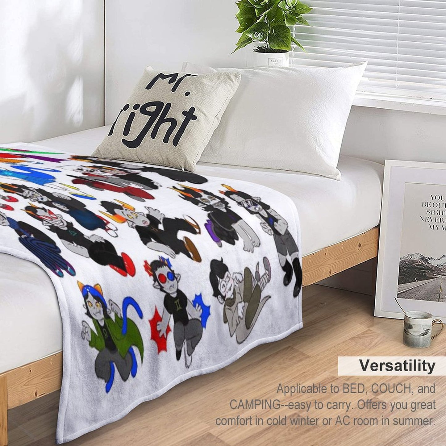 All The Character Throw Blanket
