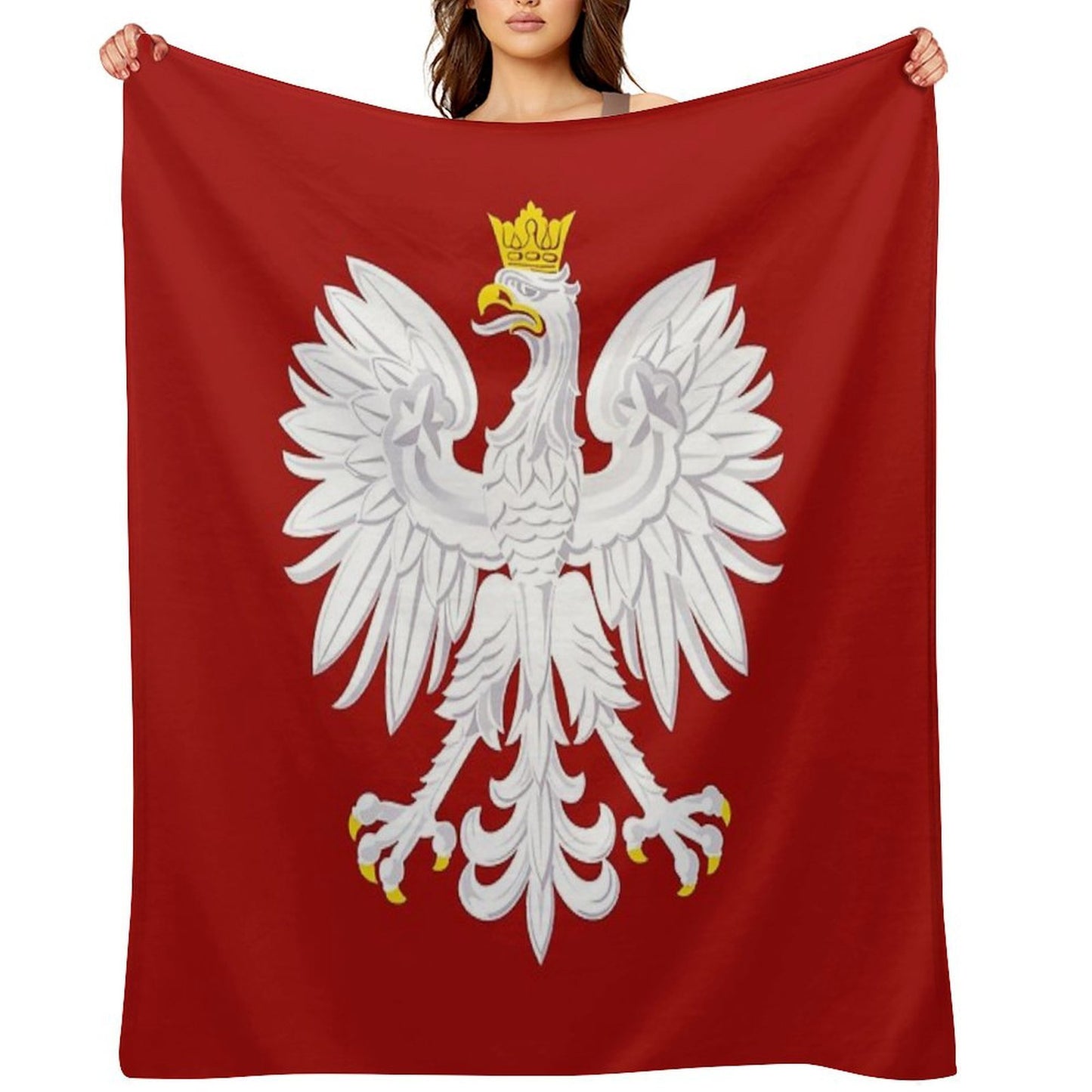 Polish Eagle Throw Blanket