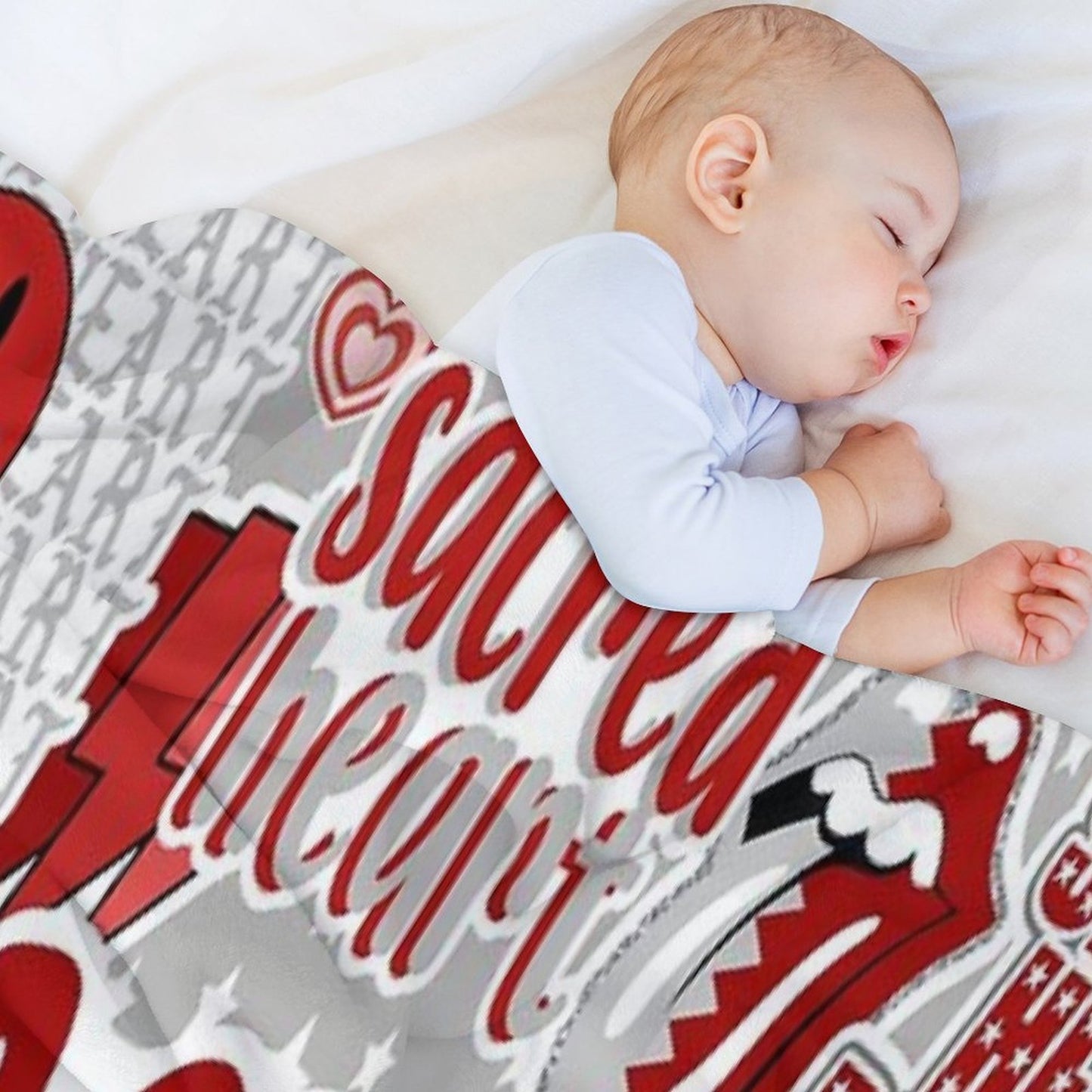 Sacred Heart Collage Throw Blanket