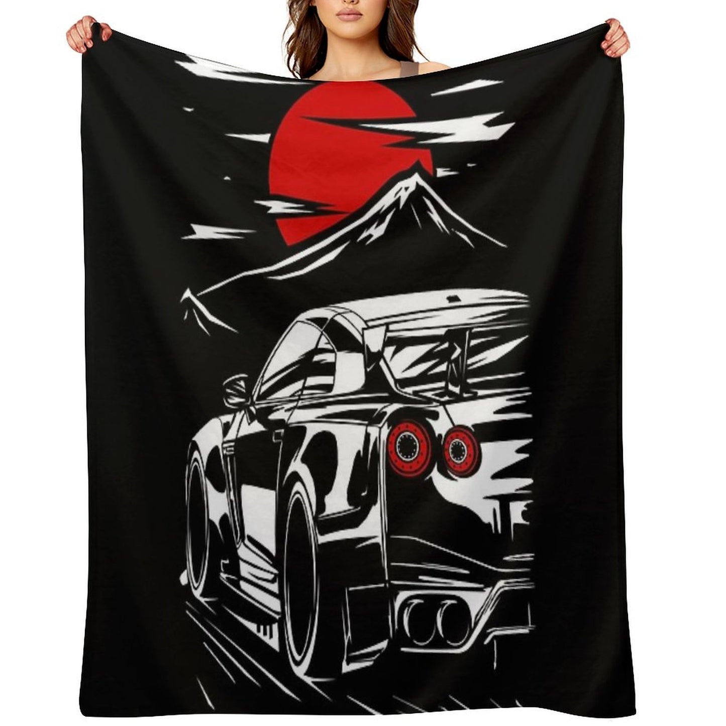 Nissan GT-R Nismo Haruna Throw Blanket