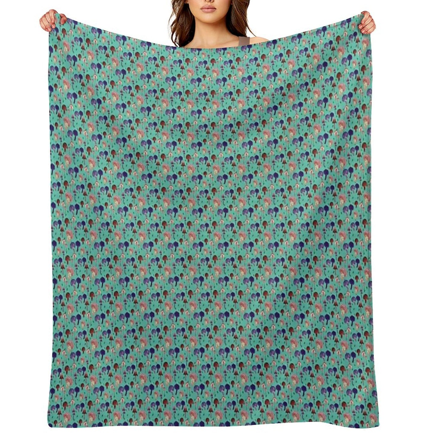 Fungus Schmungus Throw Blanket