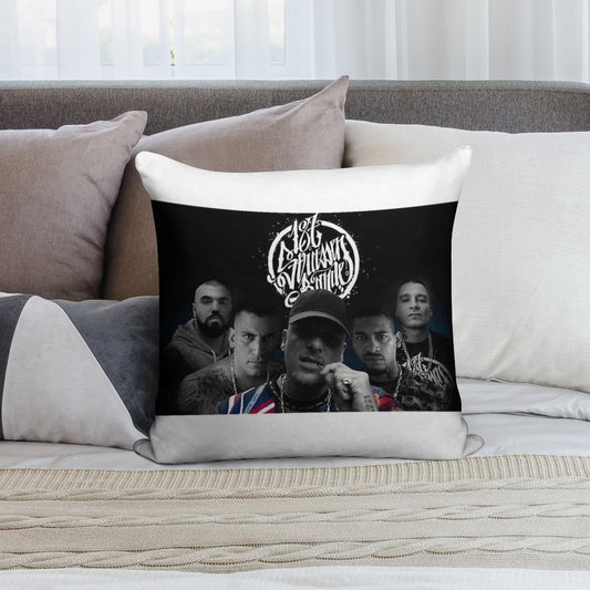 187-Strassenbande Soft Short Plush Fabric Throw Pillow