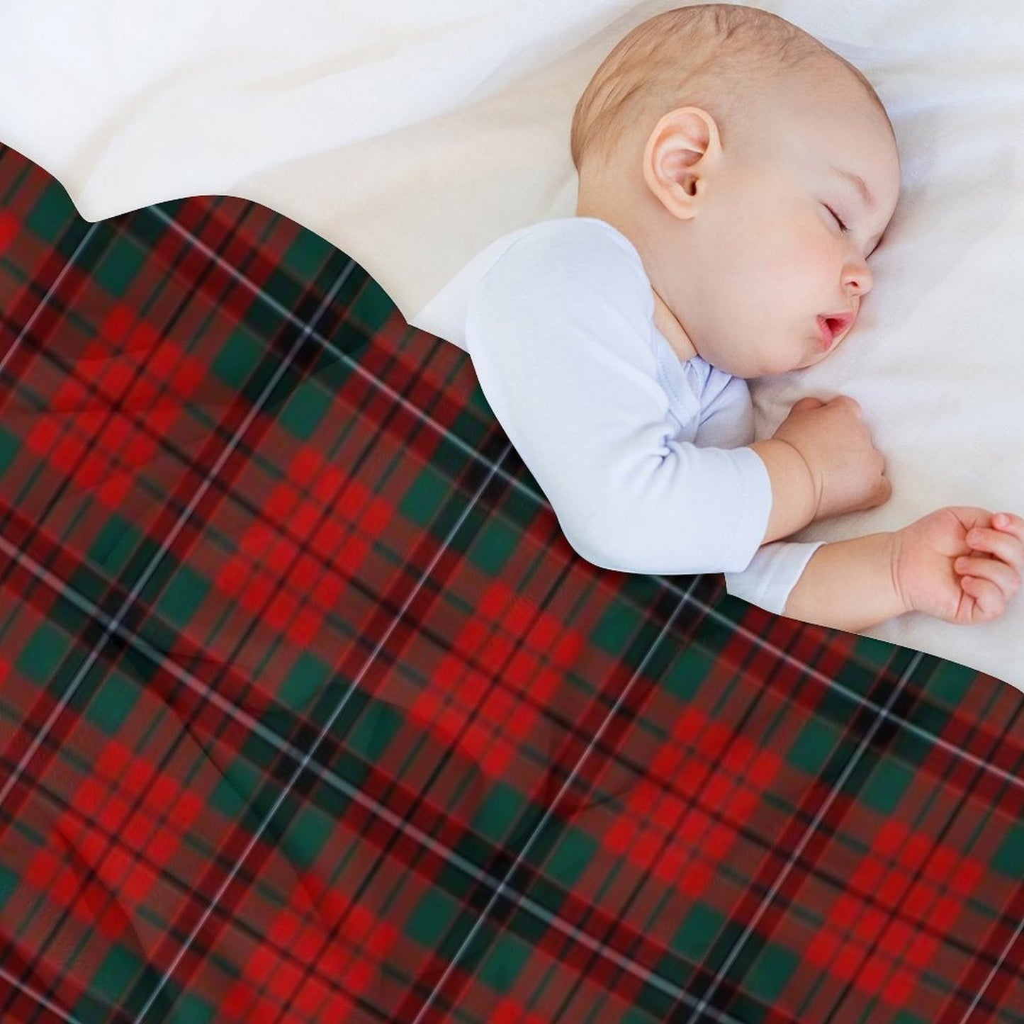 Clan Nicolson Tartan Throw Blanket