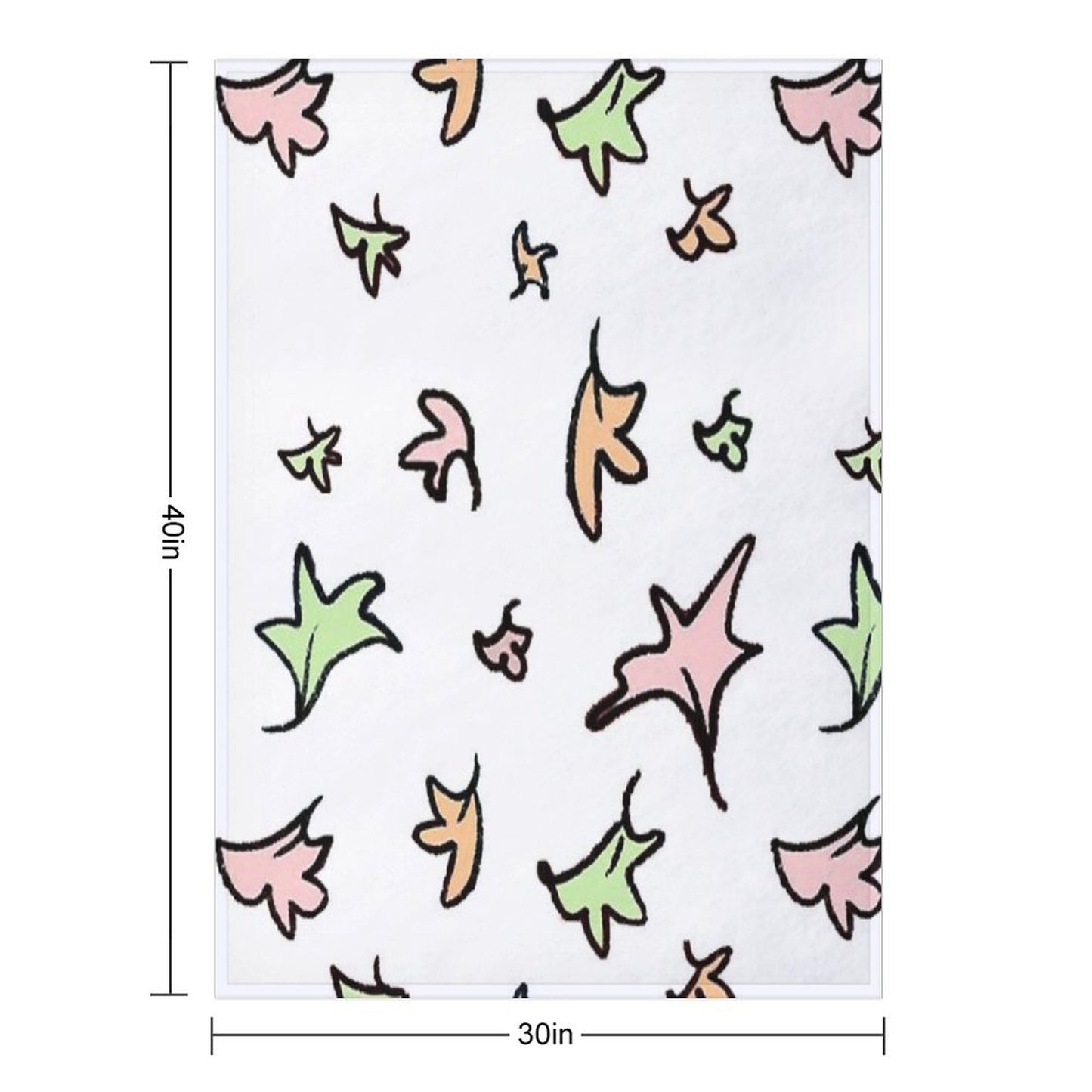 Hearstopper Netflix Leaves Throw Blanket