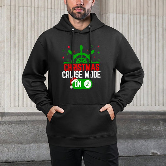 Christmas Cruise Mode On Cruise Ship Christmas 2023 Colorfast Hoodie