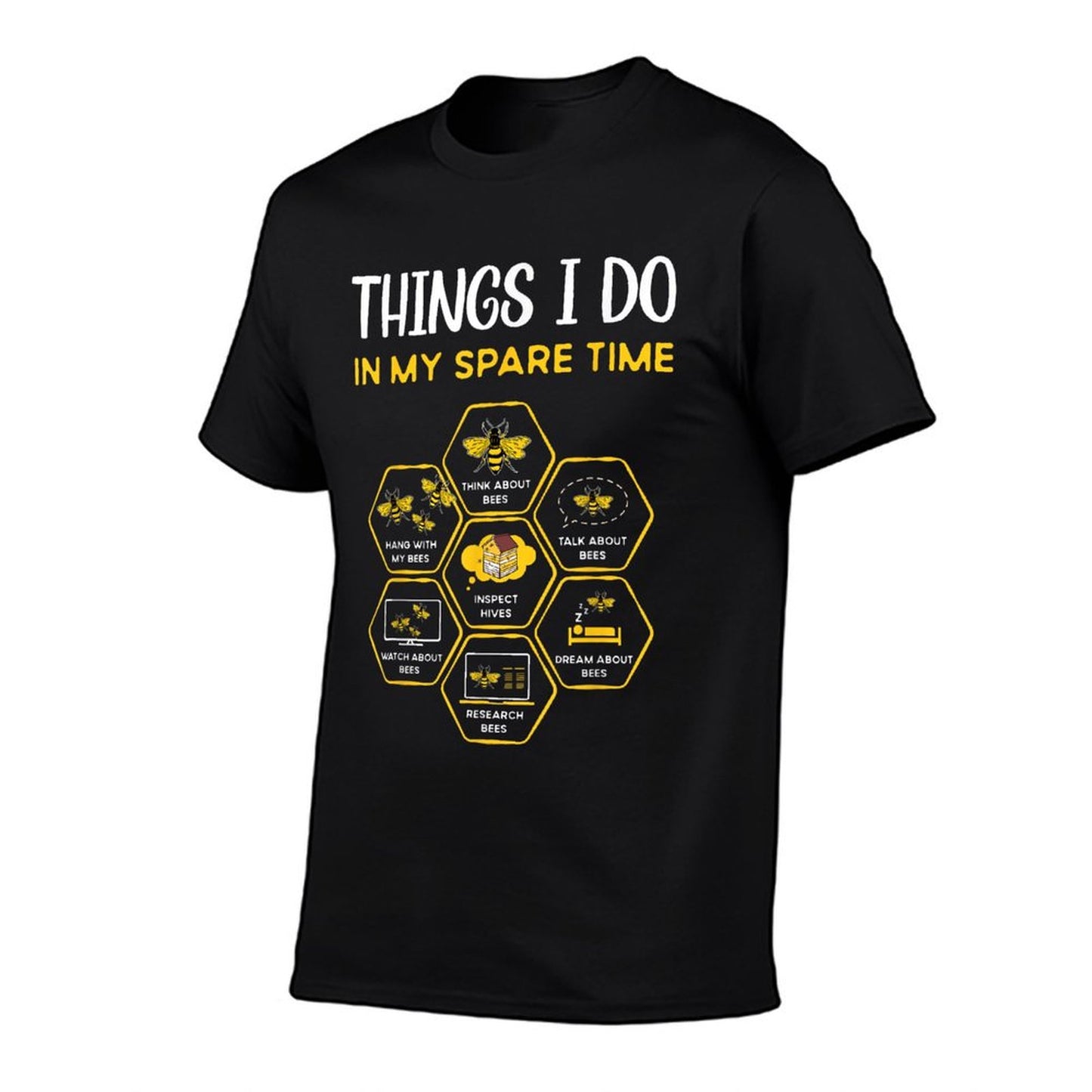 Things I Do In My Spare Time Beekeeping Bees Funny Beekeeper T-Shirt