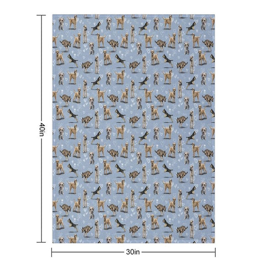 The Border Terrier Throw Blanket