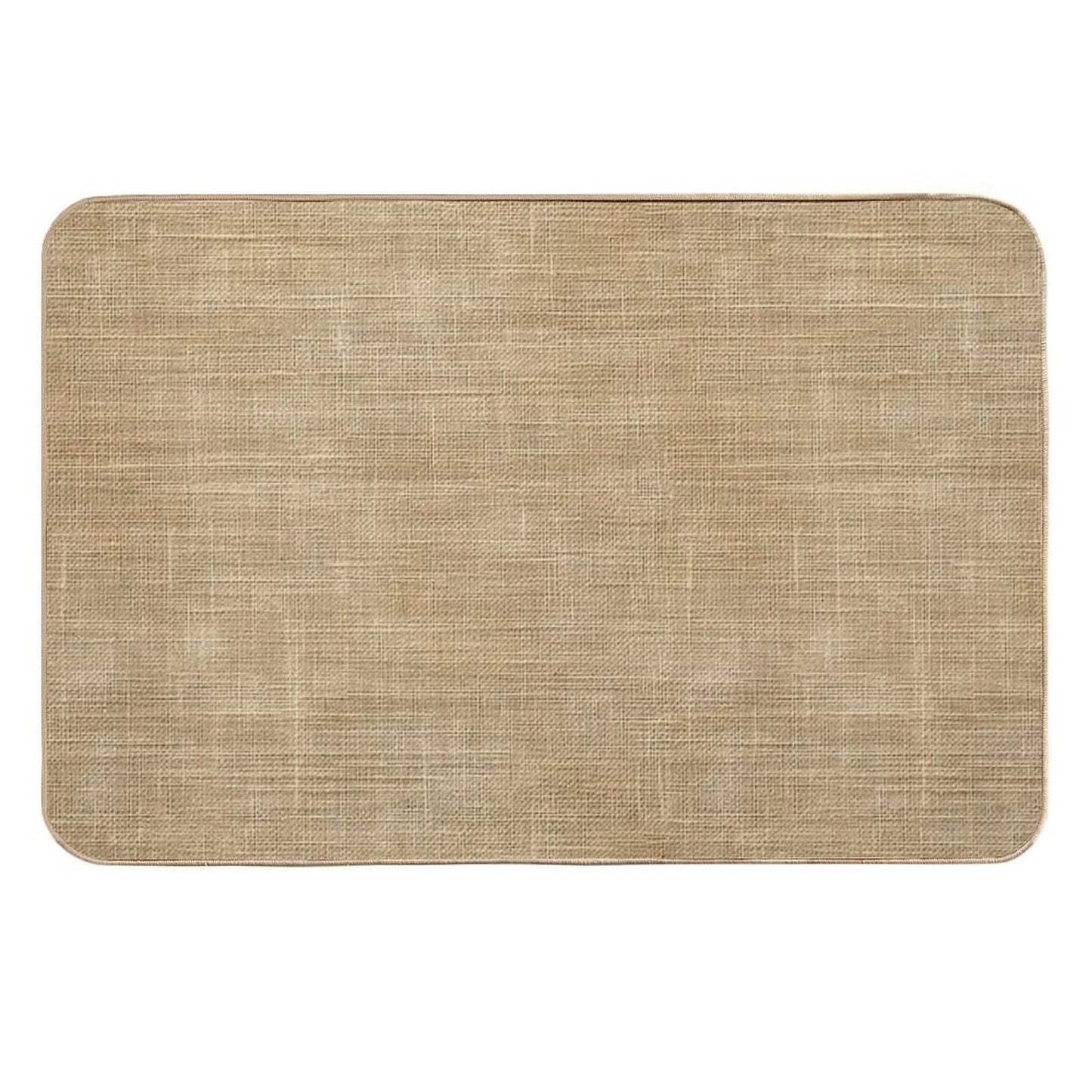 Natural Fabric Texture Dirt-Trapping Bath Mat