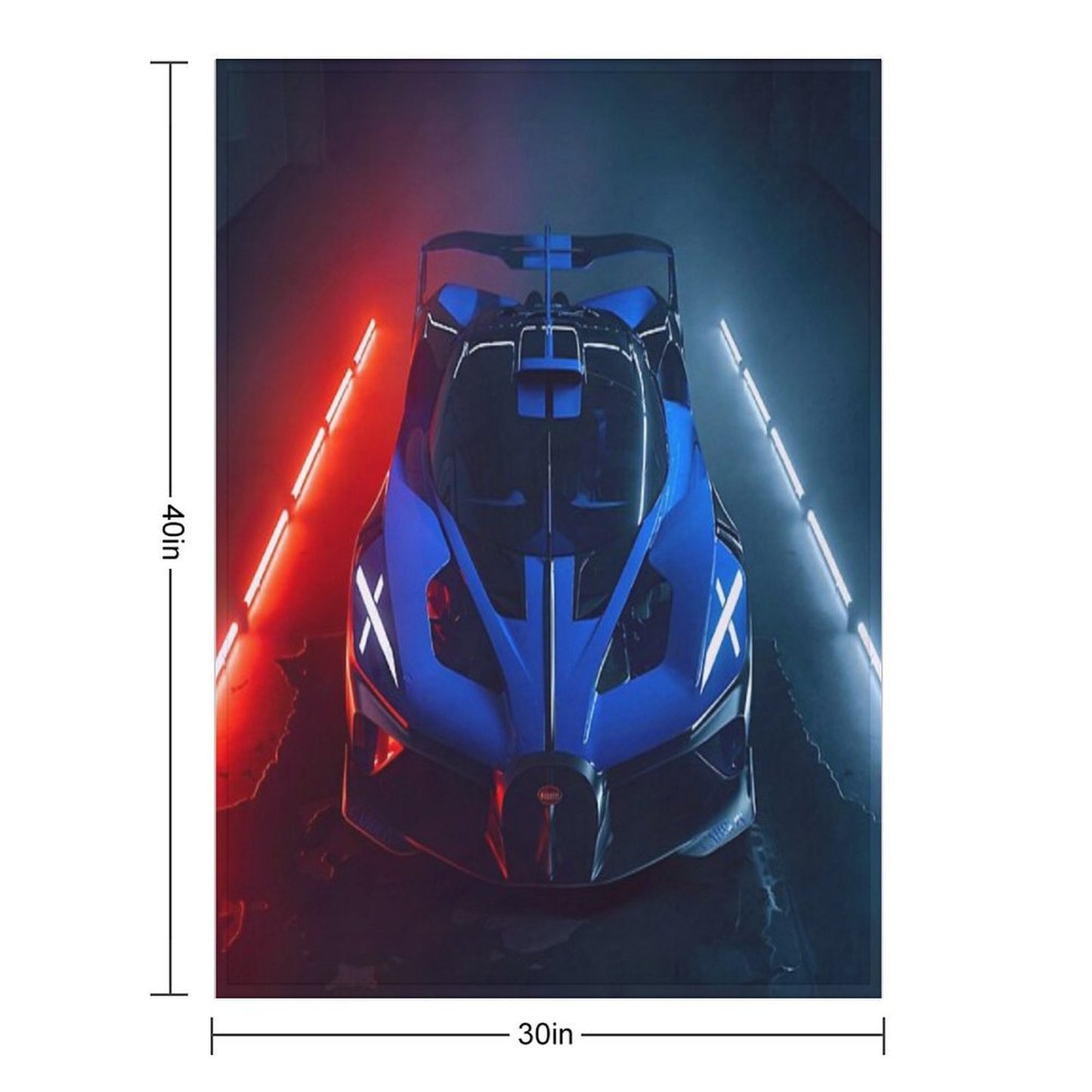 Cool Car Throw Blanket