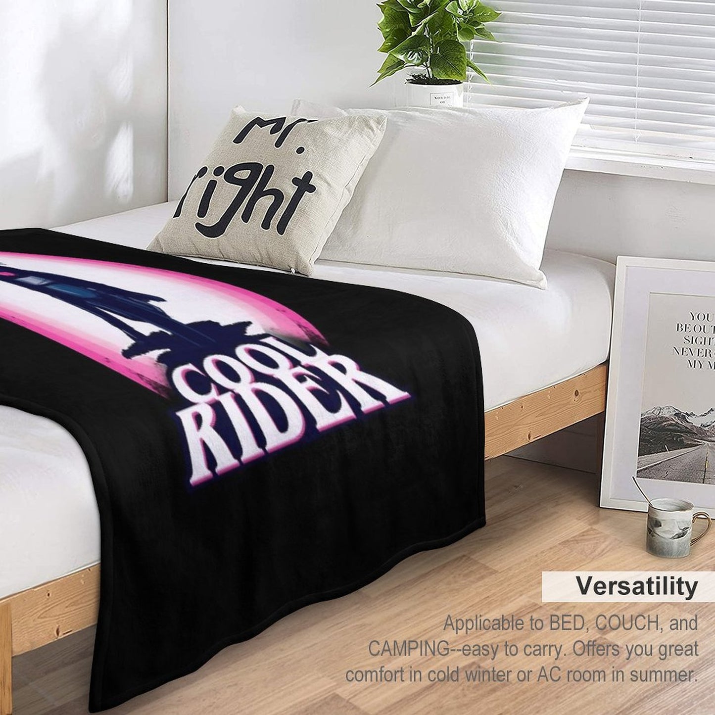 Cool Rider Throw Blanket