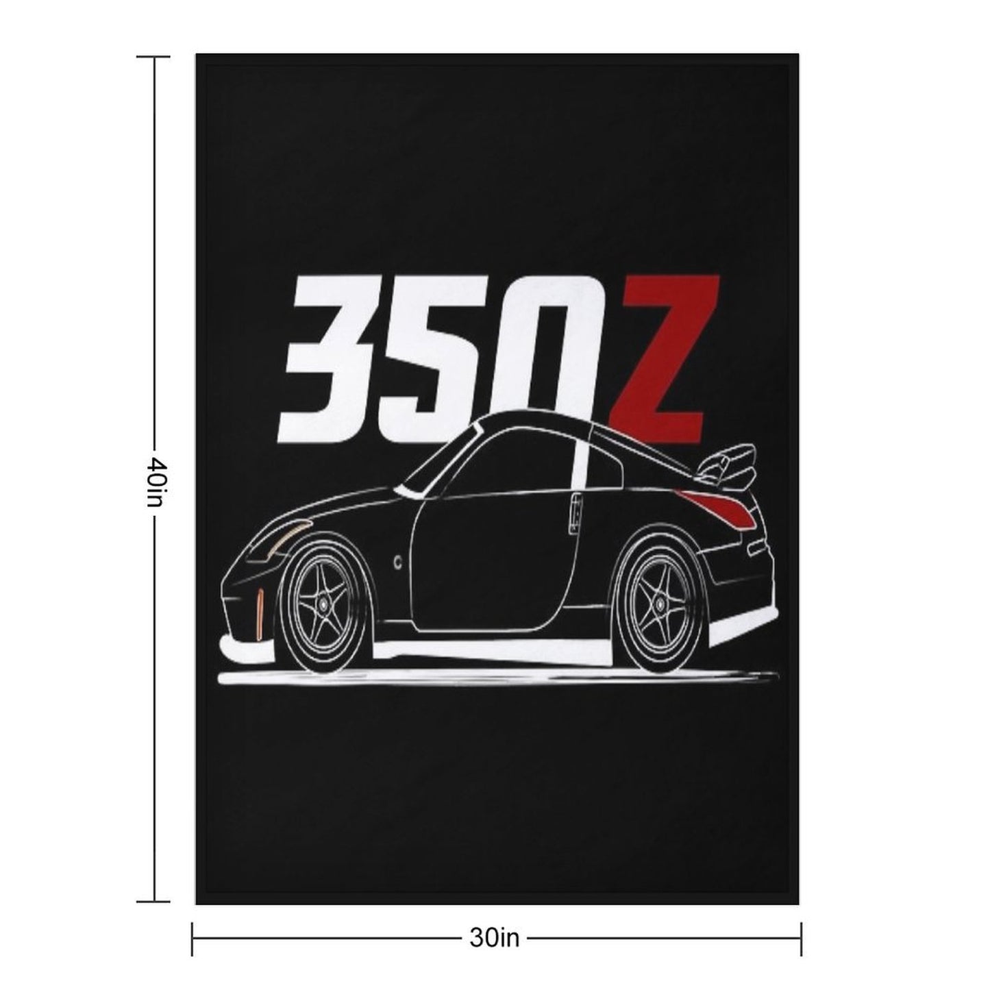 JDM 350 Z Throw Blanket