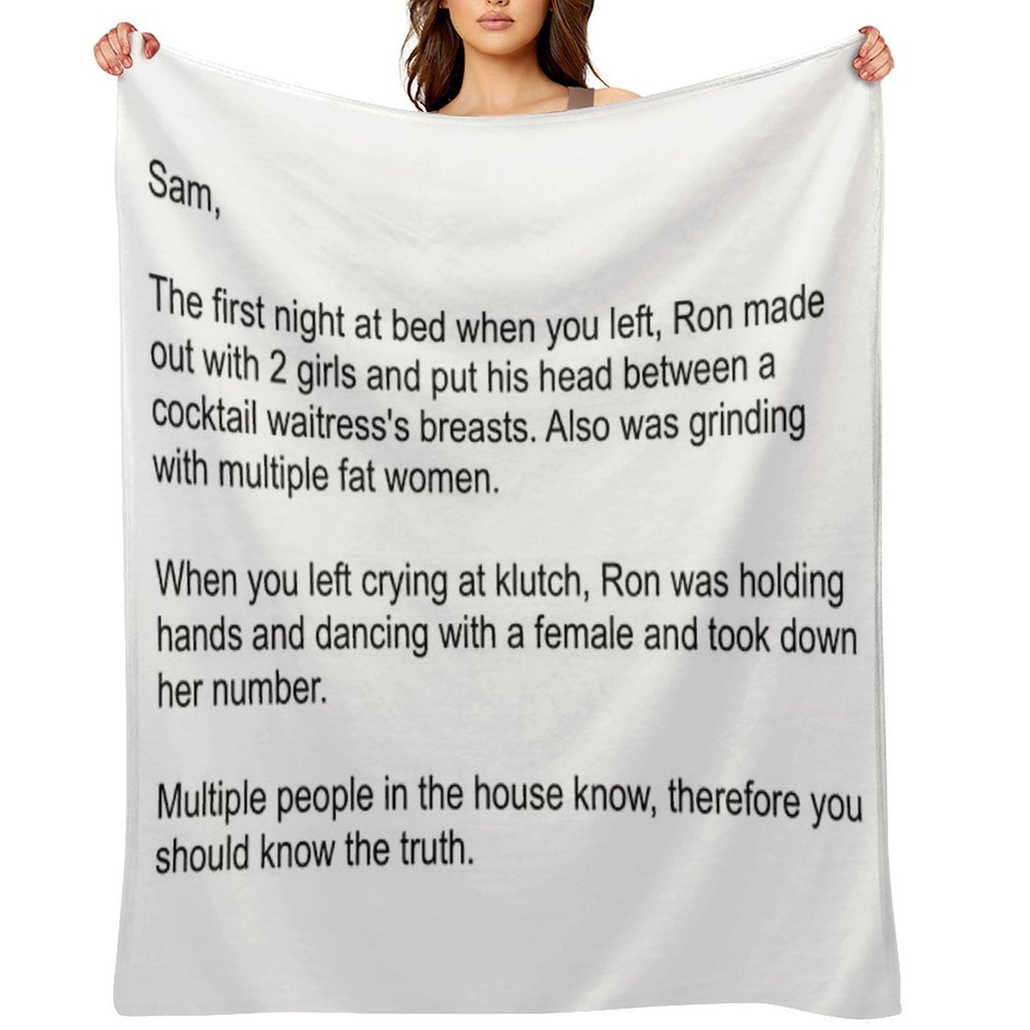 The Note Throw Blanket
