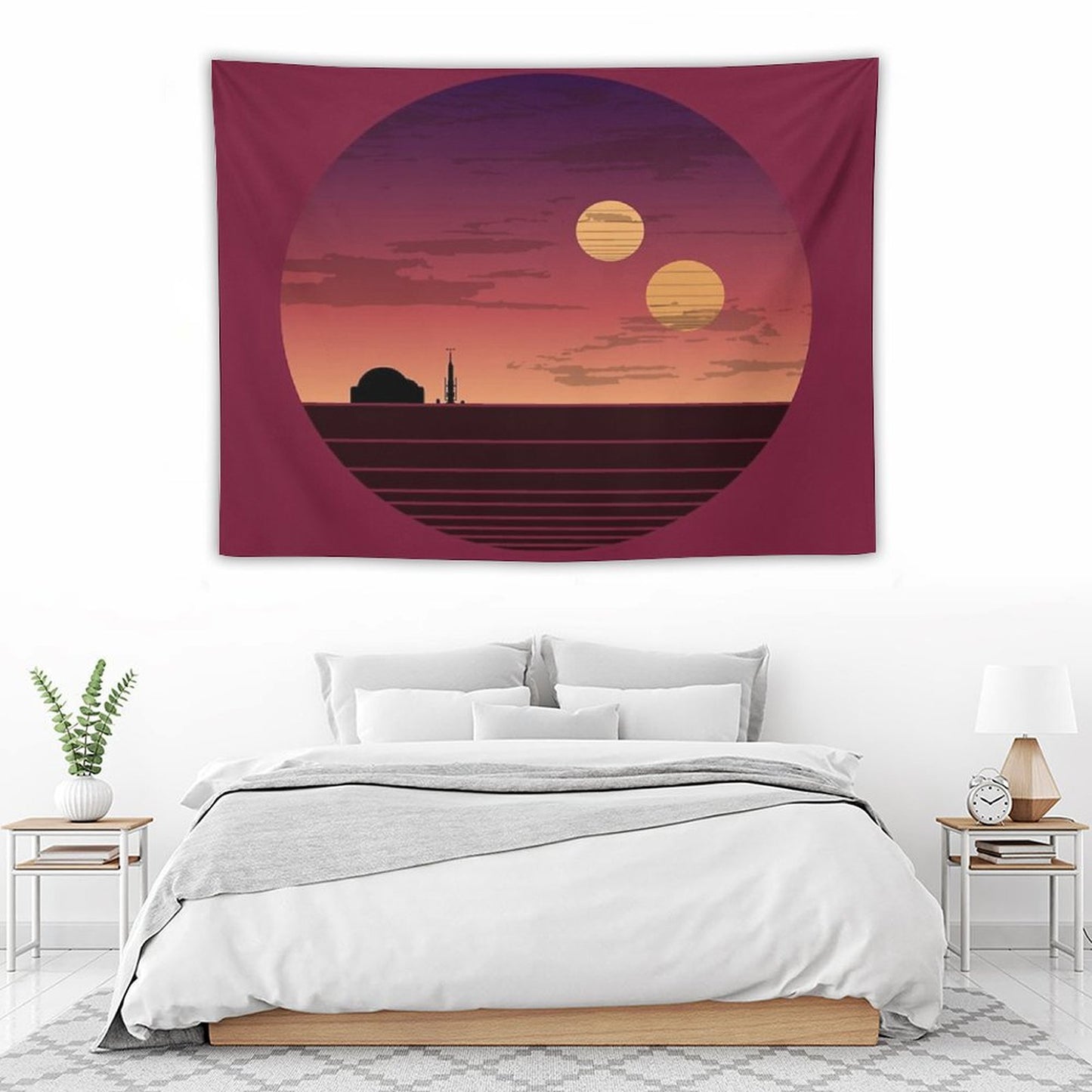The Binary Sunset Tapestry