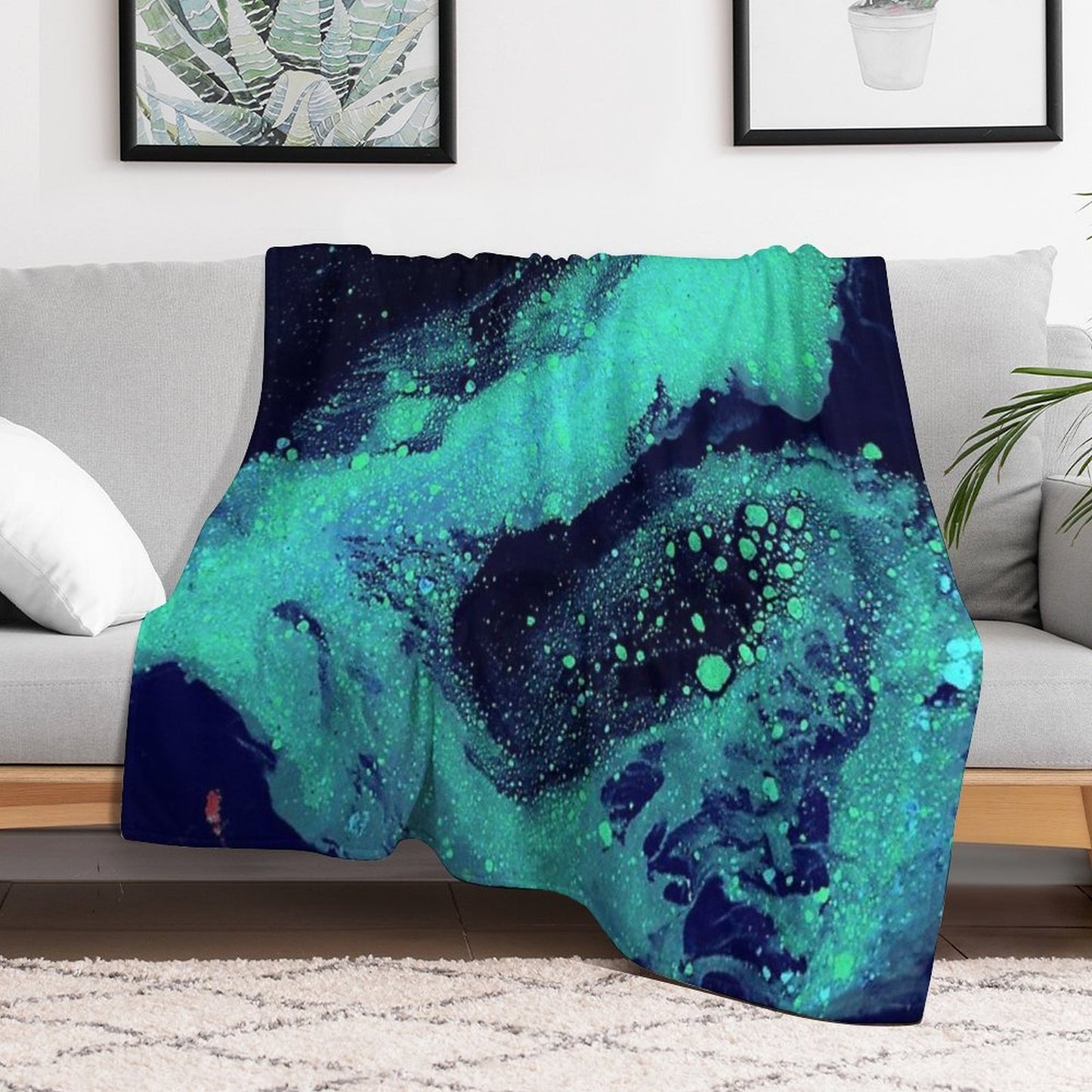 Glow in The Dark 2 Throw Blanket