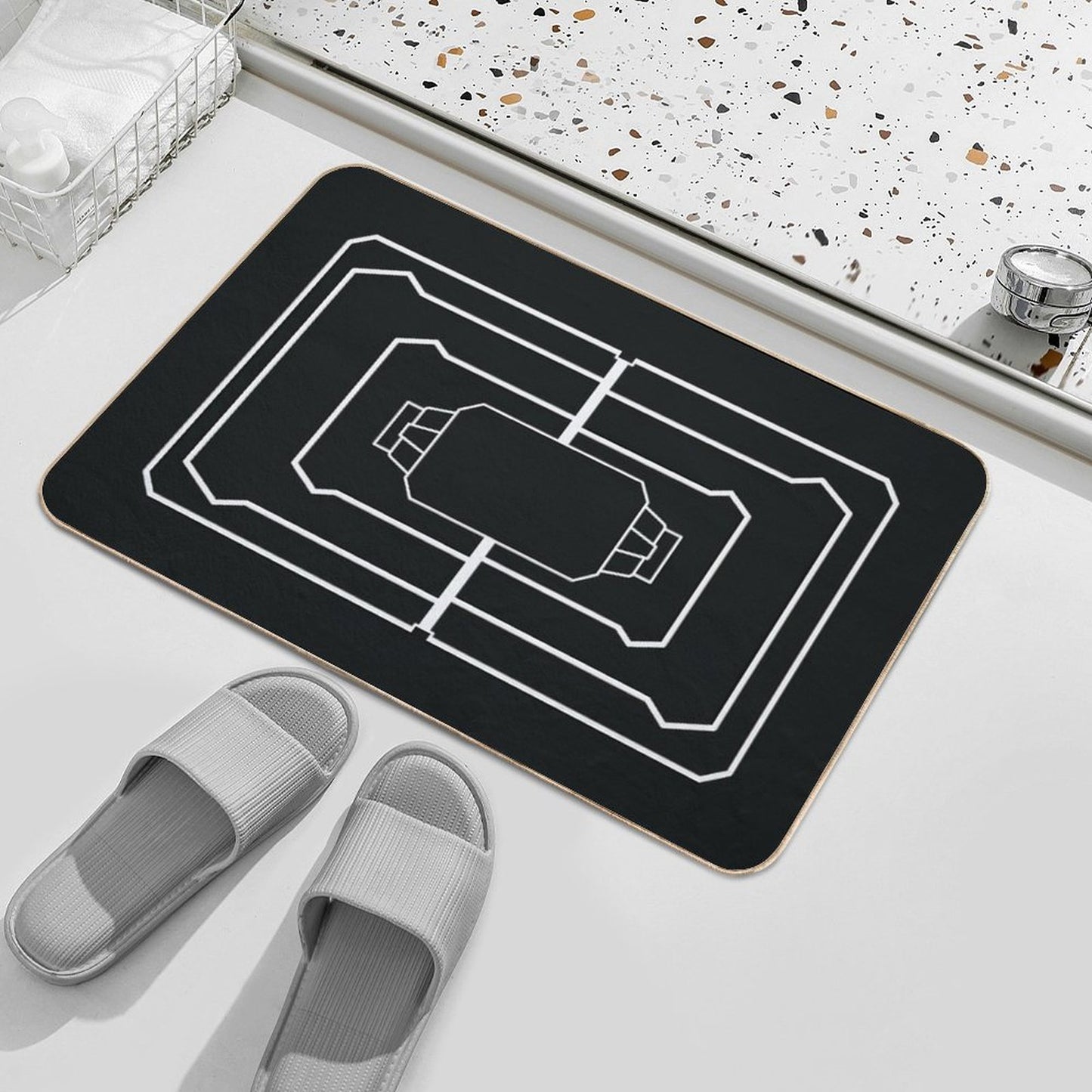 Rainbow 6 Siege Frost Trap Welcome Mat Siege Bath Mat