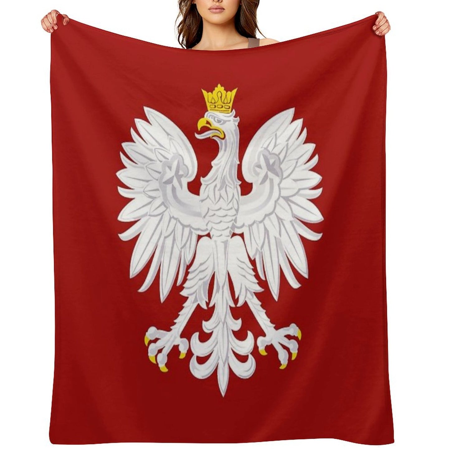 Polish Eagle Throw Blanket