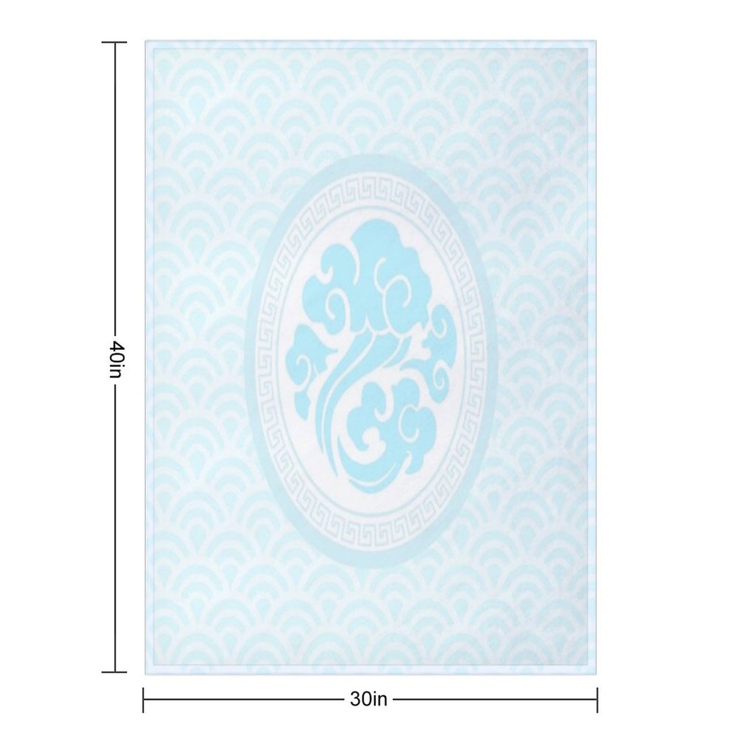 Gusu Lan Logo Throw Blanket