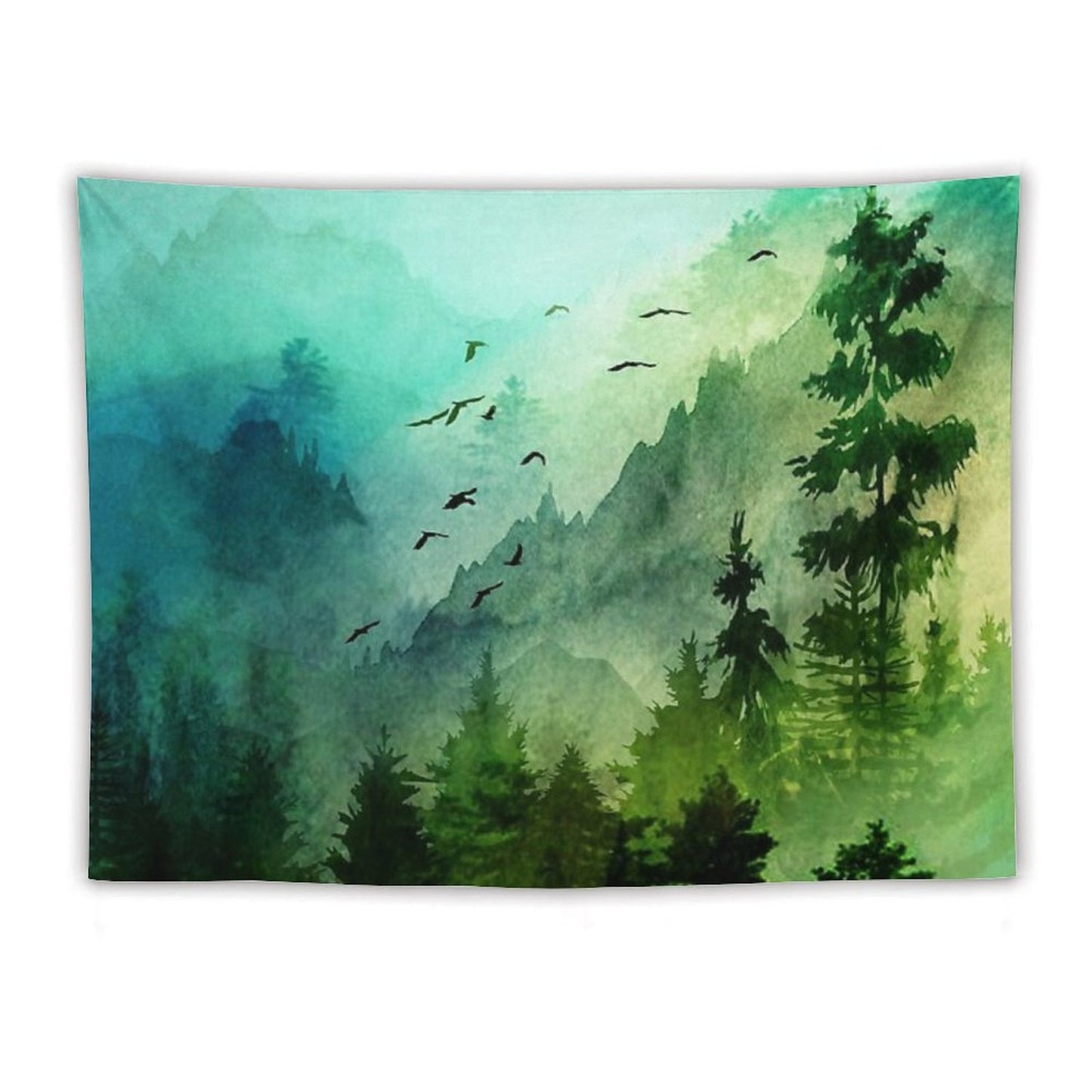 Mountain Morning Tapestry