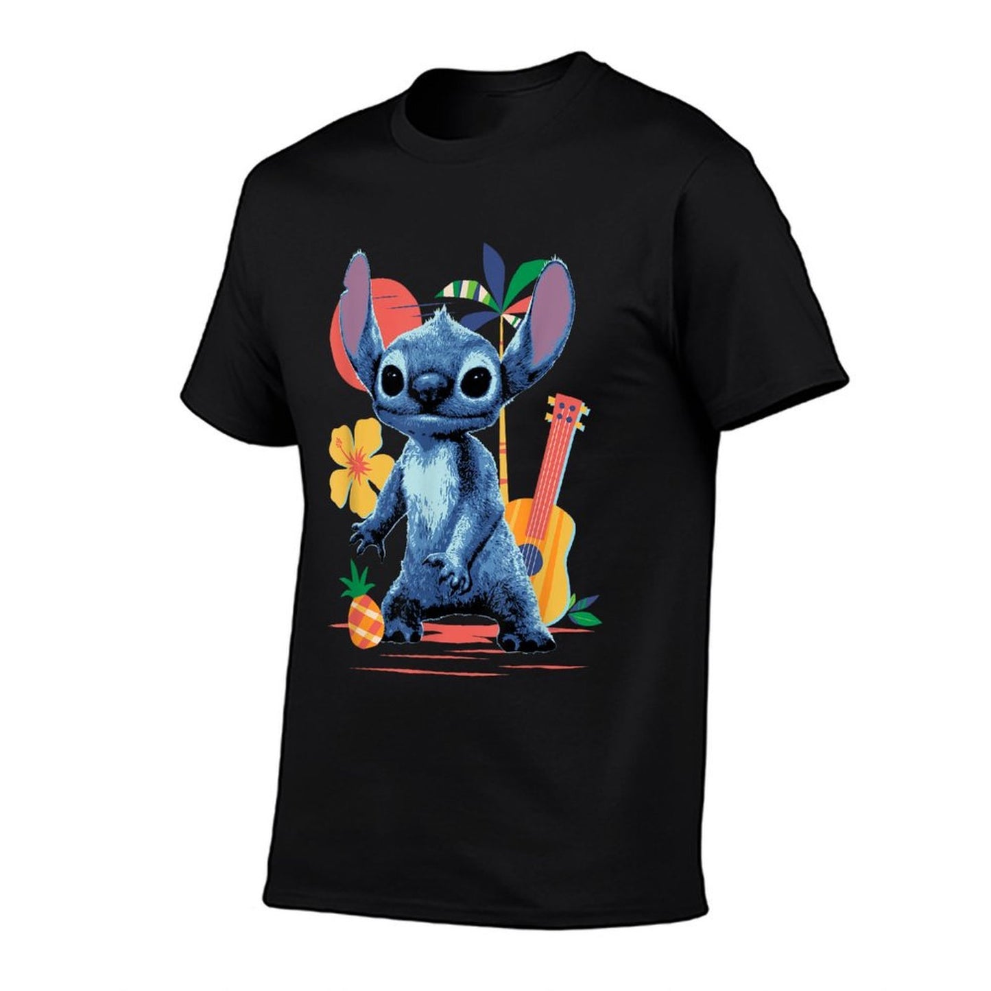Disney Lilo & Stitch Live-Action Movie Musical Beach Fun Tagless Design T-Shirt