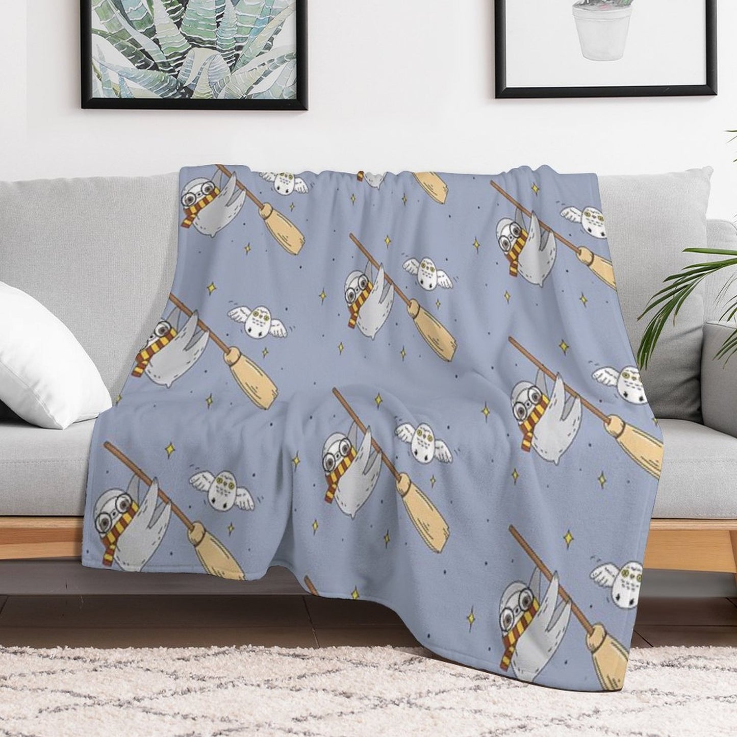 Harry The Sloth Throw Blanket