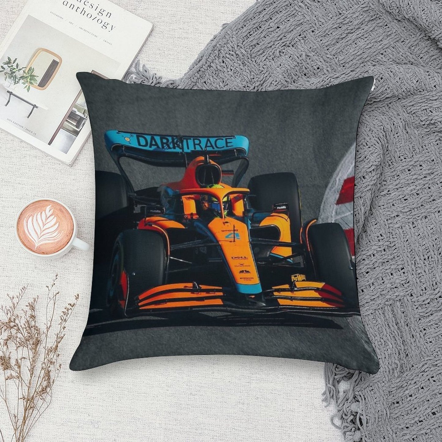 Lando Norris 2#280922 Soft Durable Construction Throw Pillow
