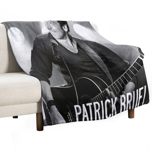 Thighaag Patrick Bruel Show Tour TOURNEE En ACOUSTIQUE 2022 Throw Blanket