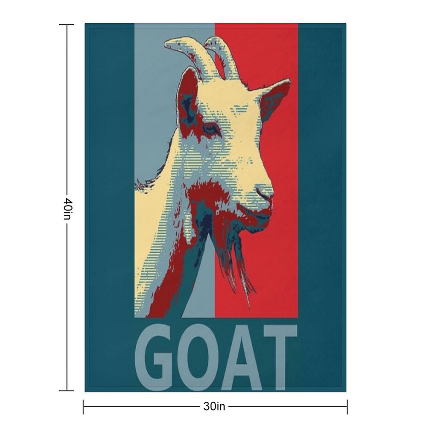 GOAT Throw Blanket
