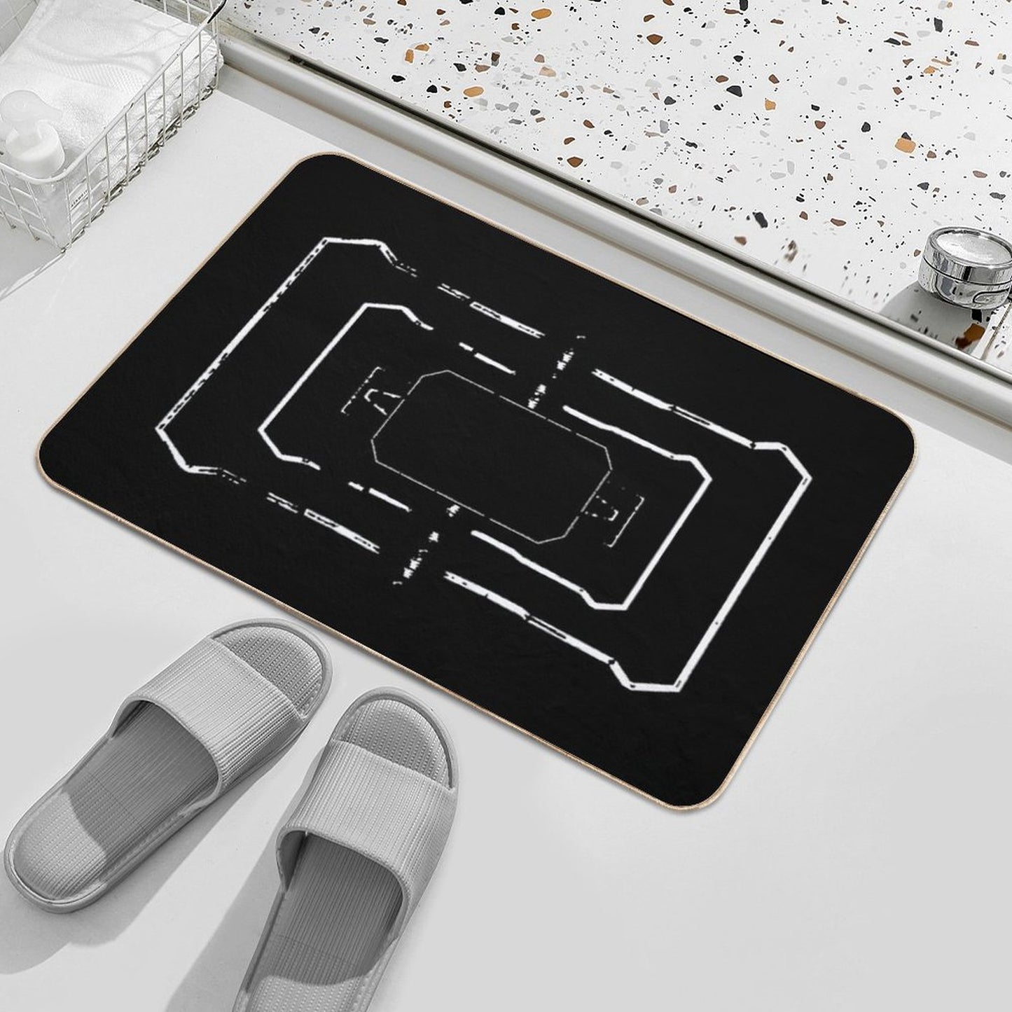 Rainbow Six Siege Frost Trap Welcome Mat Rainbow 6 Bath Mat