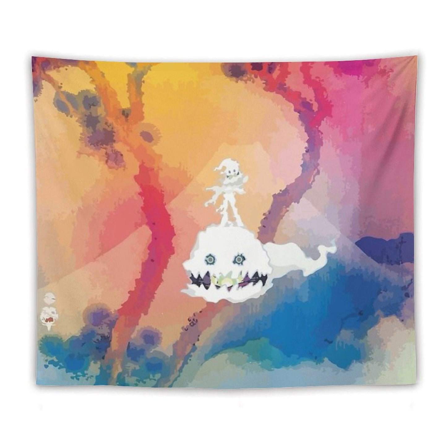 Kid See Ghosts Cover Tapestry
