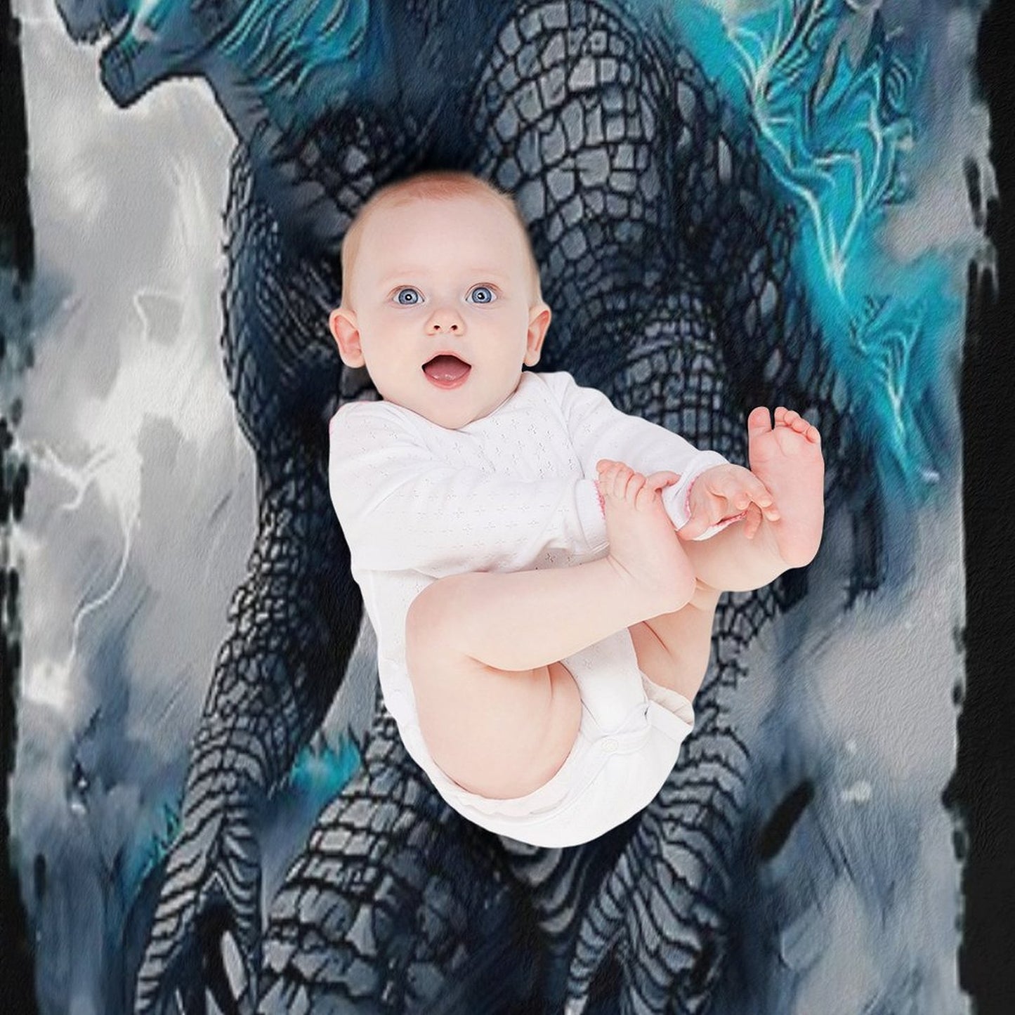 King of The Monsters Throw Blanket