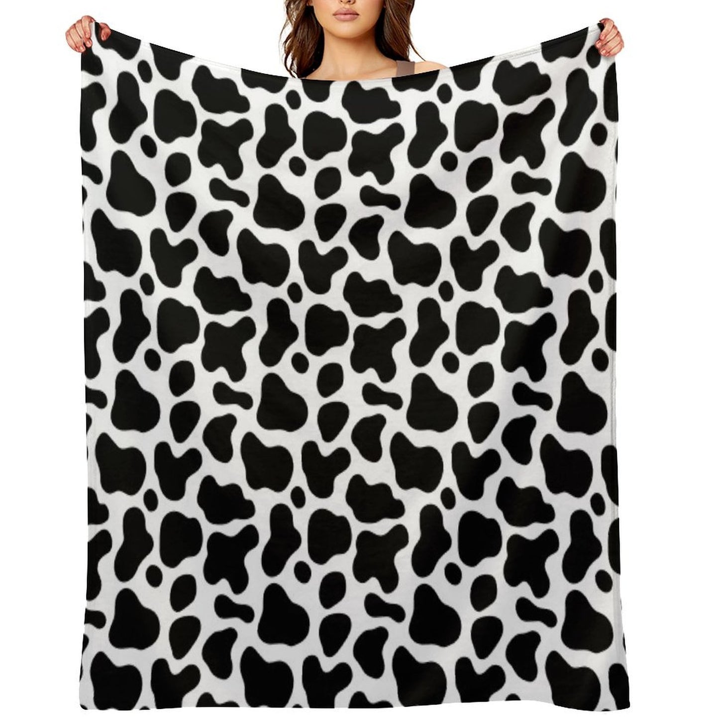 COW PRINT PATTERN Throw Blanket