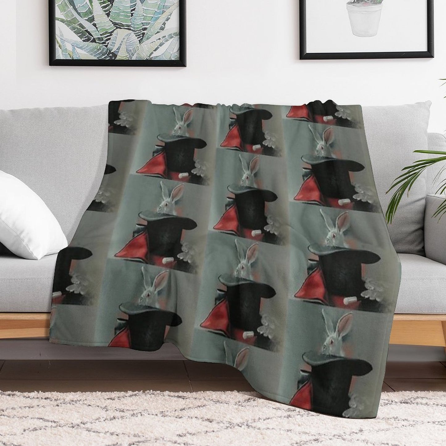 The Magician's Wares Throw Blanket