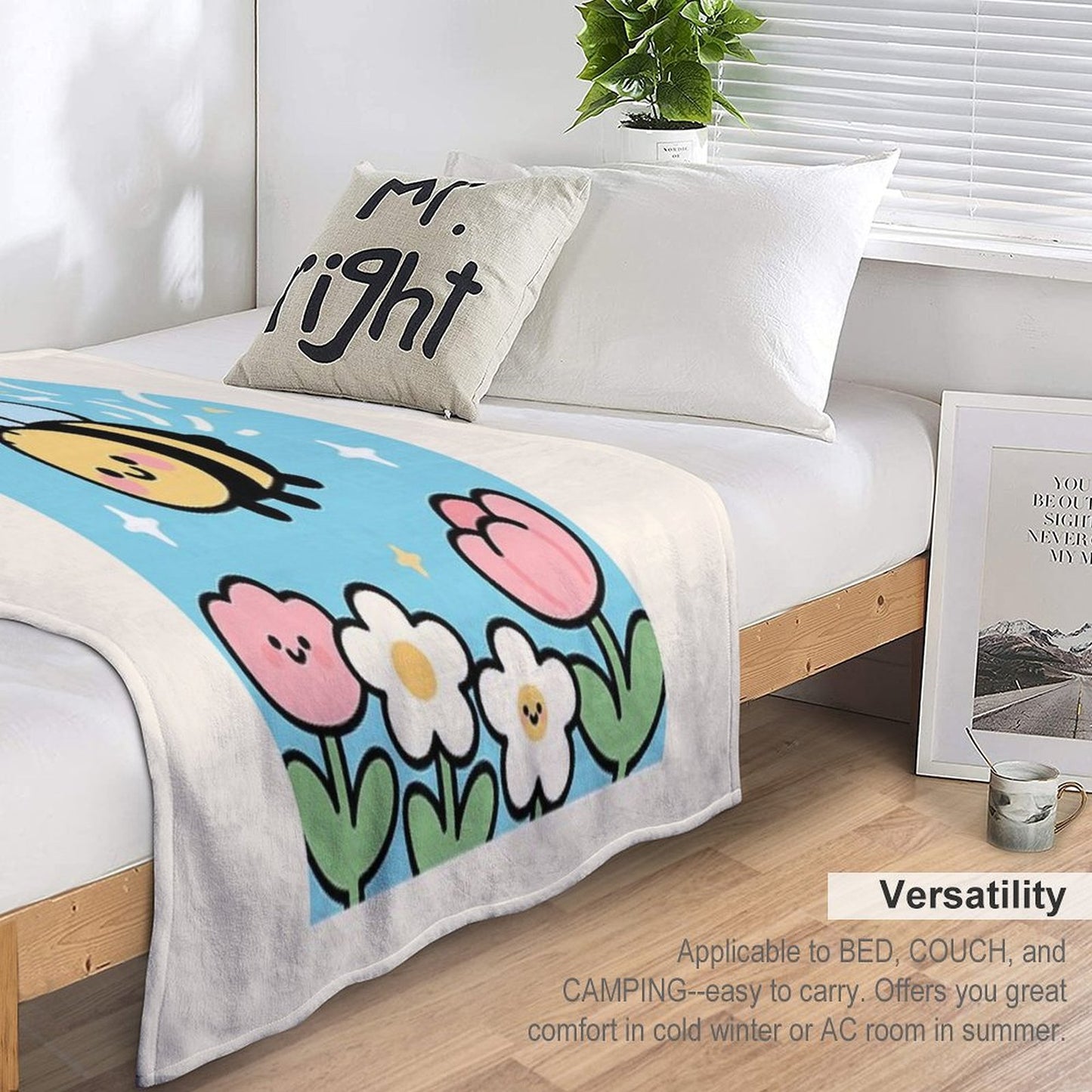 Bee Kind! Throw Blanket
